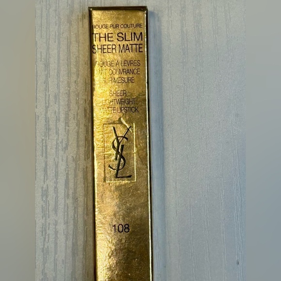 Yves Saint Laurent Slim Rouge Pur Couture Sheer Matte #108 - Picture 5 of 10